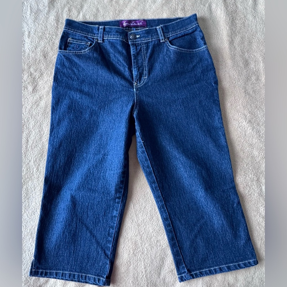 Gloria Vanderbilt Dark Blue Ankle Jeans